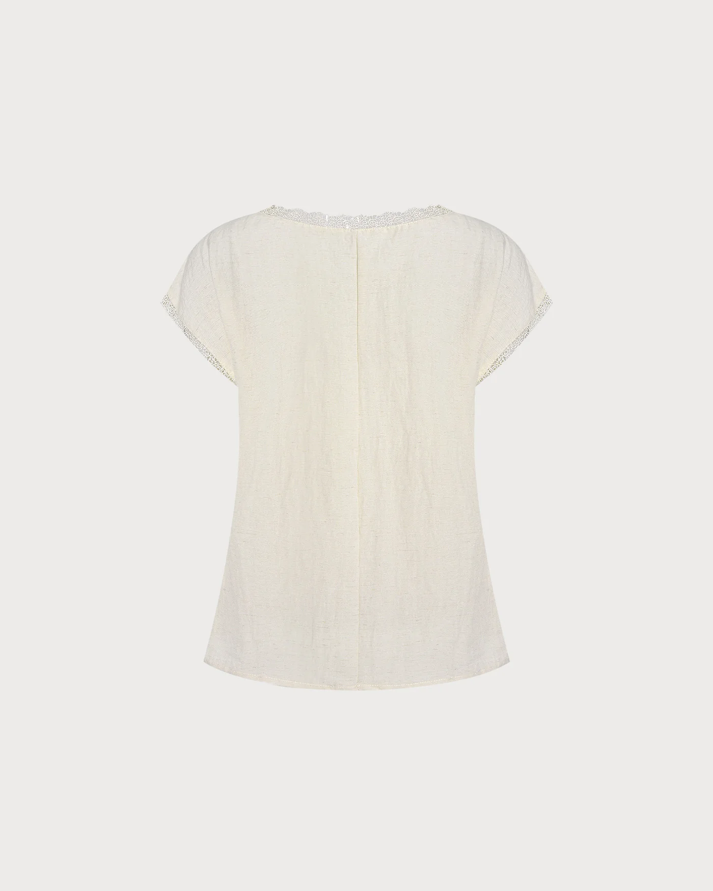 Apricot Boat Neck Splicing Tank Top - Image 6
