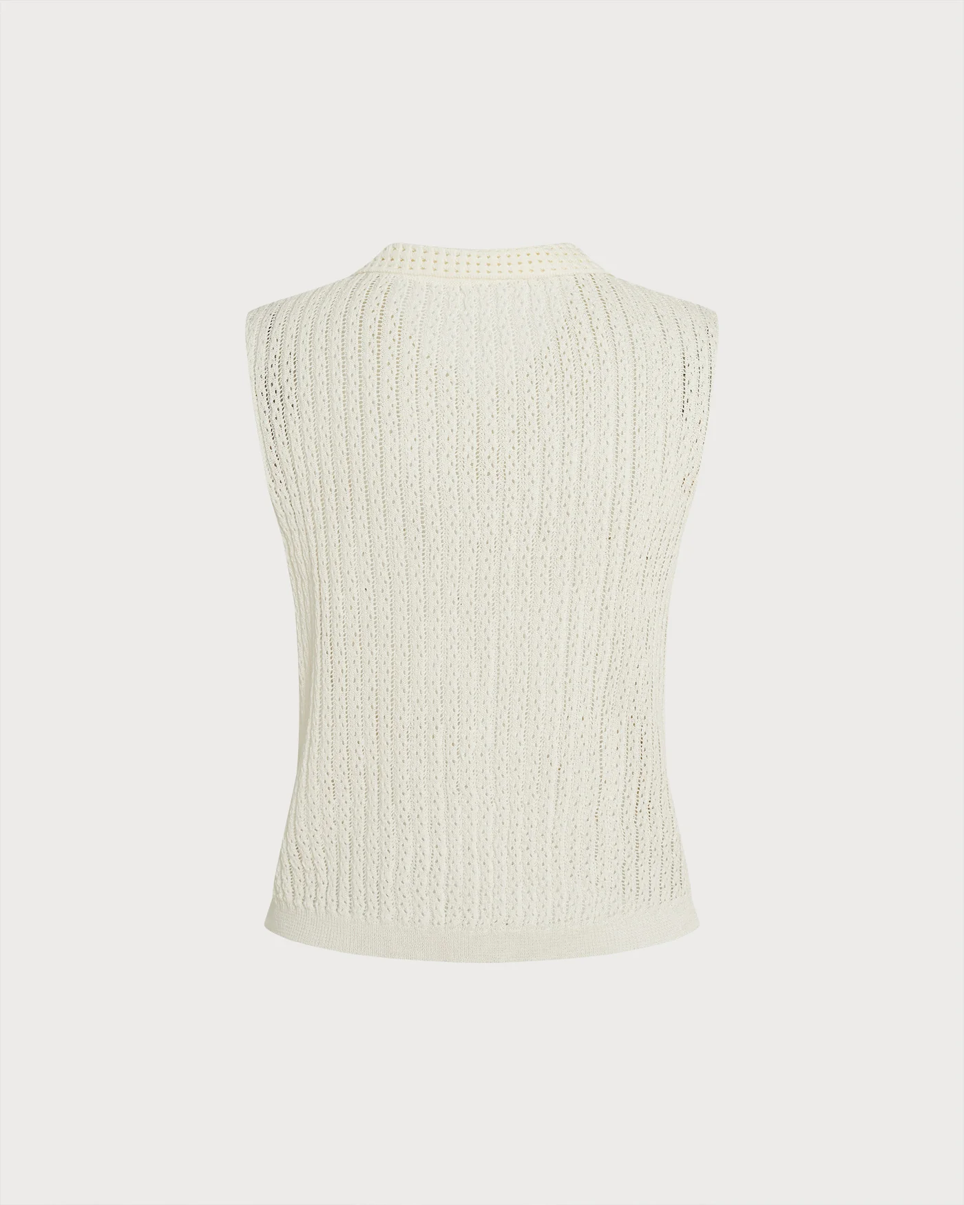Apricot Collar Cut Out Textured Tank - Image 7