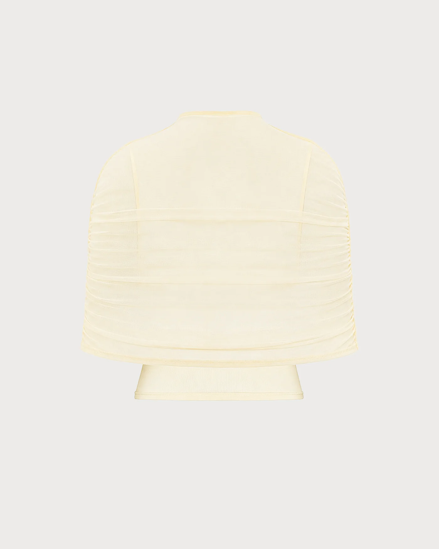 Apricot Turtle Cowl Sleeve Ruched Tee - Image 7