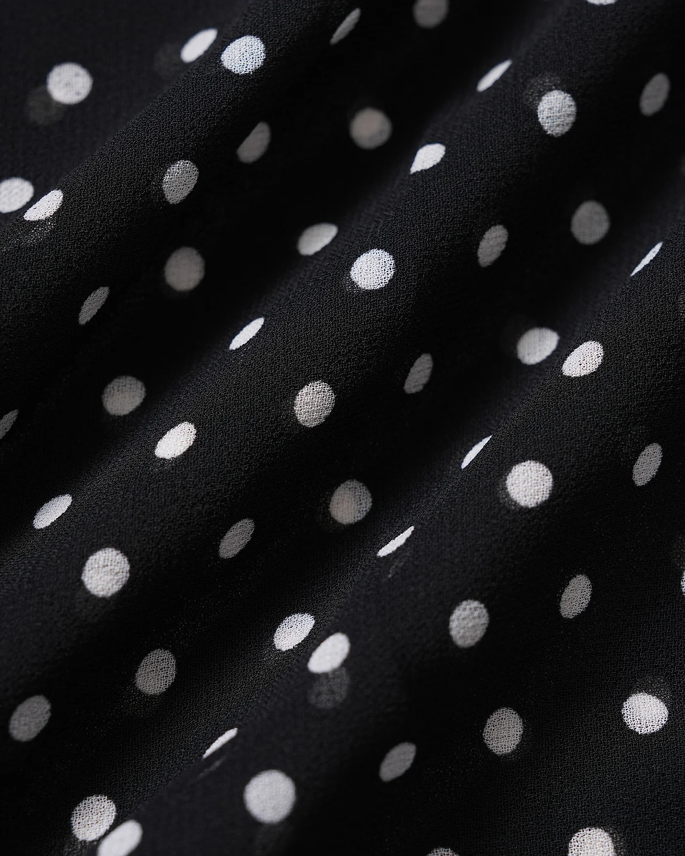 Black Boat Neck Polka Dot Tank Top - Image 8
