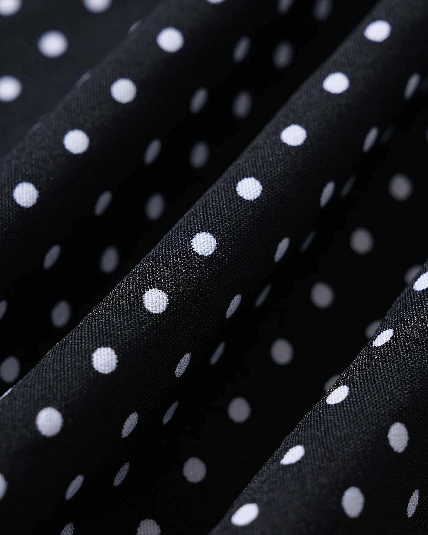 Black Halter Tie Polka Dot Maxi Dress - Image 8