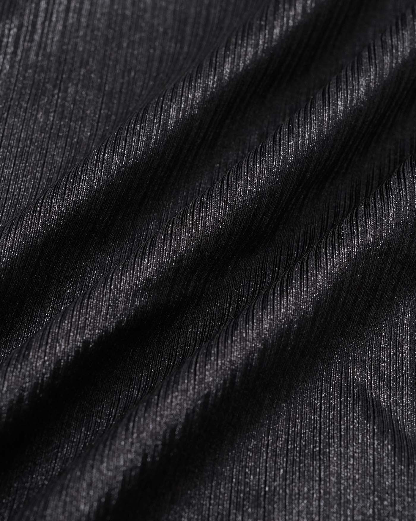 Black Solid O-Ring Bralette One Piece - Image 7