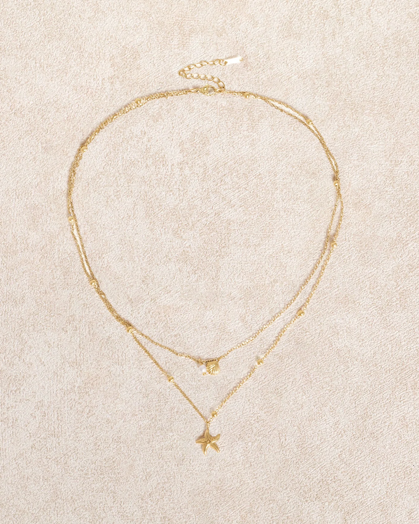 Gold Titanium Steel Necklace - Image 3