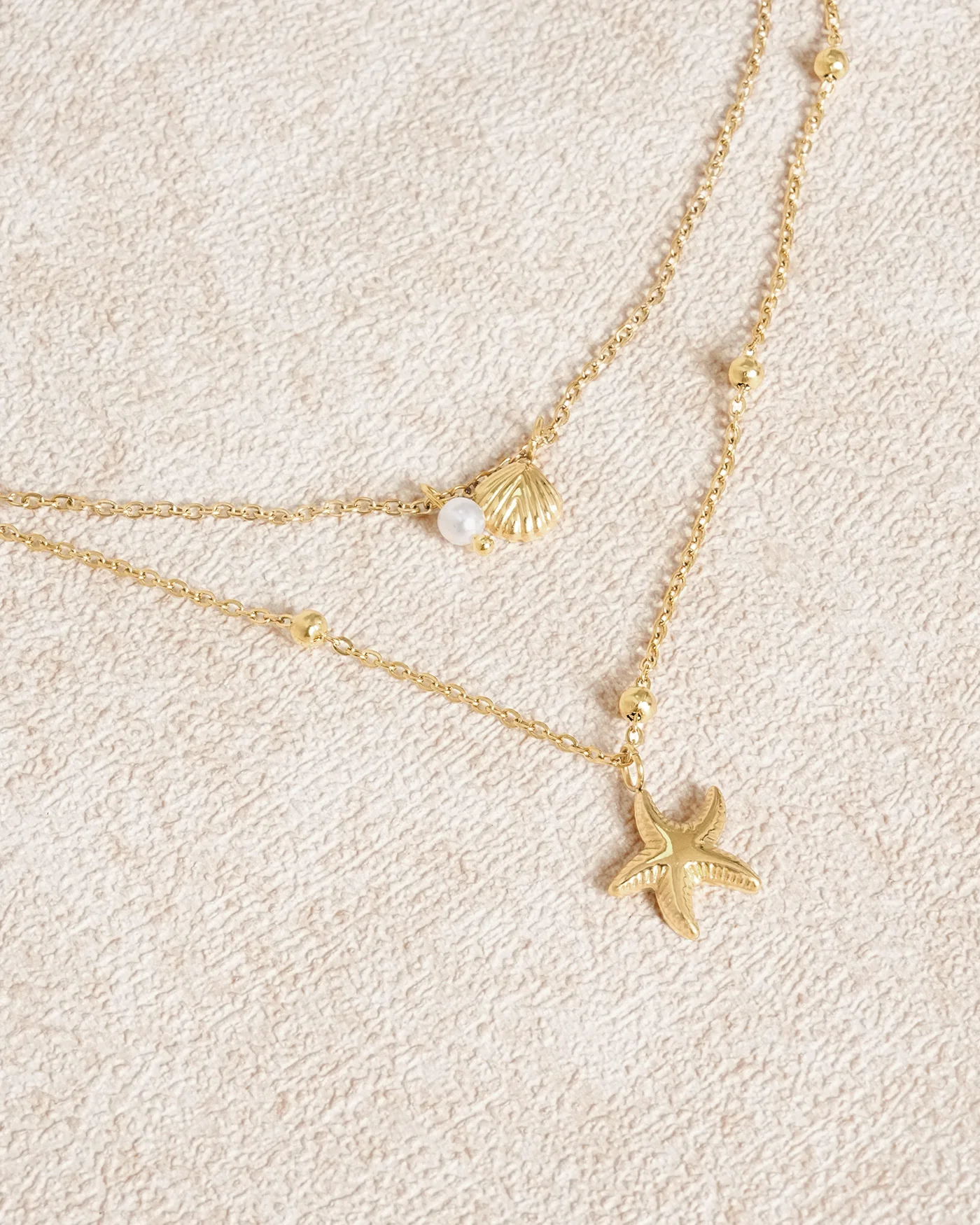 Gold Titanium Steel Necklace - Image 4