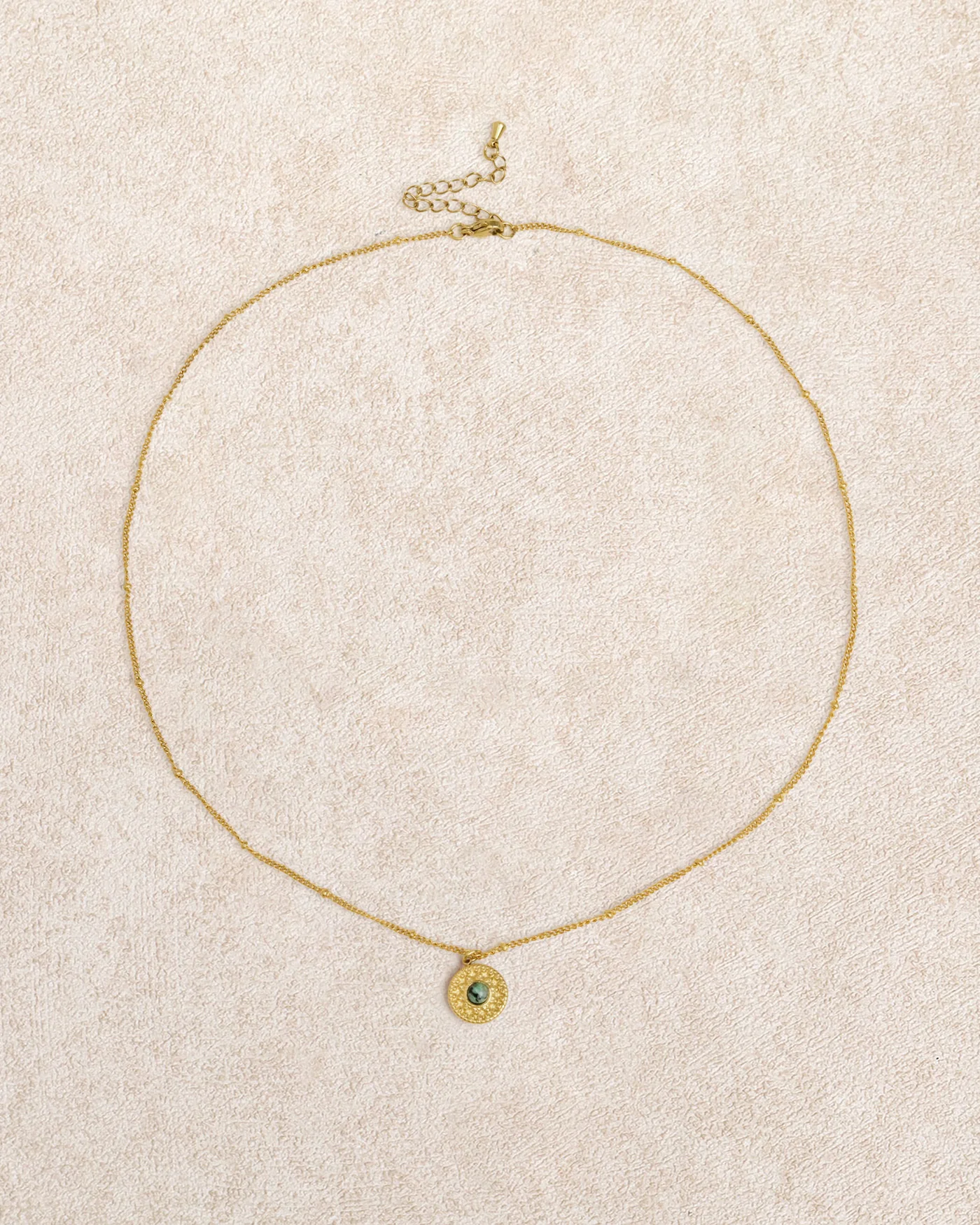 Gold Titanium Tteel Necklace