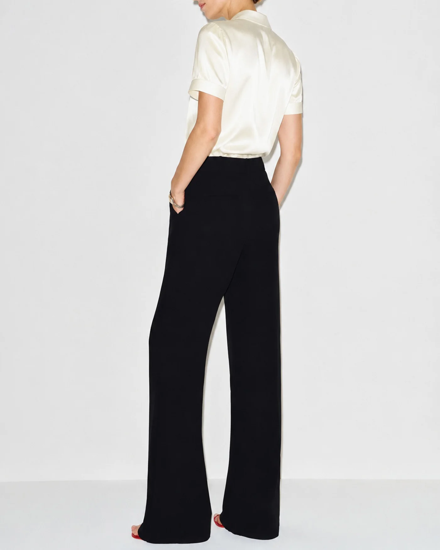 Off White Turtle Tie Regular Sleeve Shirt - Image 4