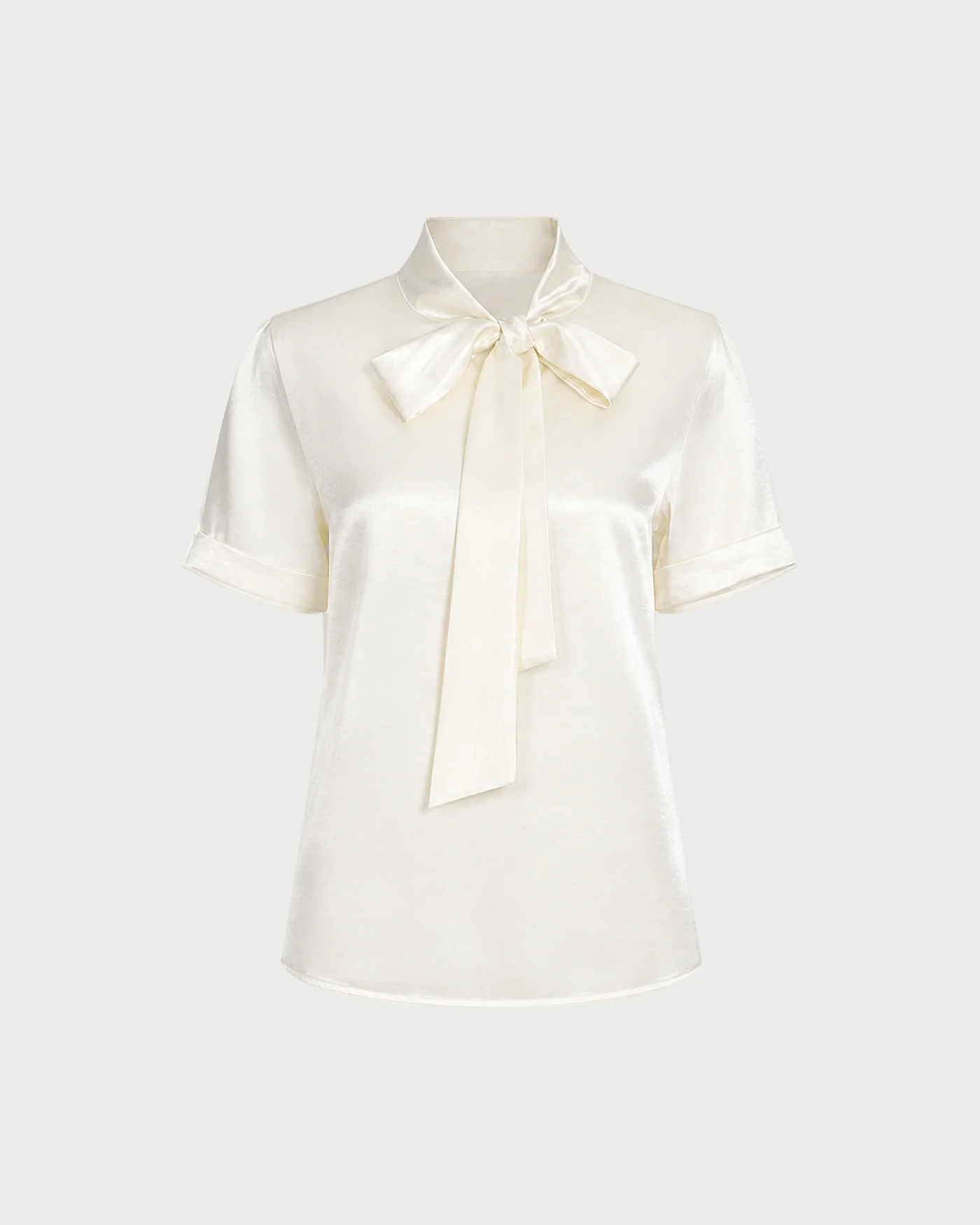 Off White Turtle Tie Regular Sleeve Shirt - Image 5