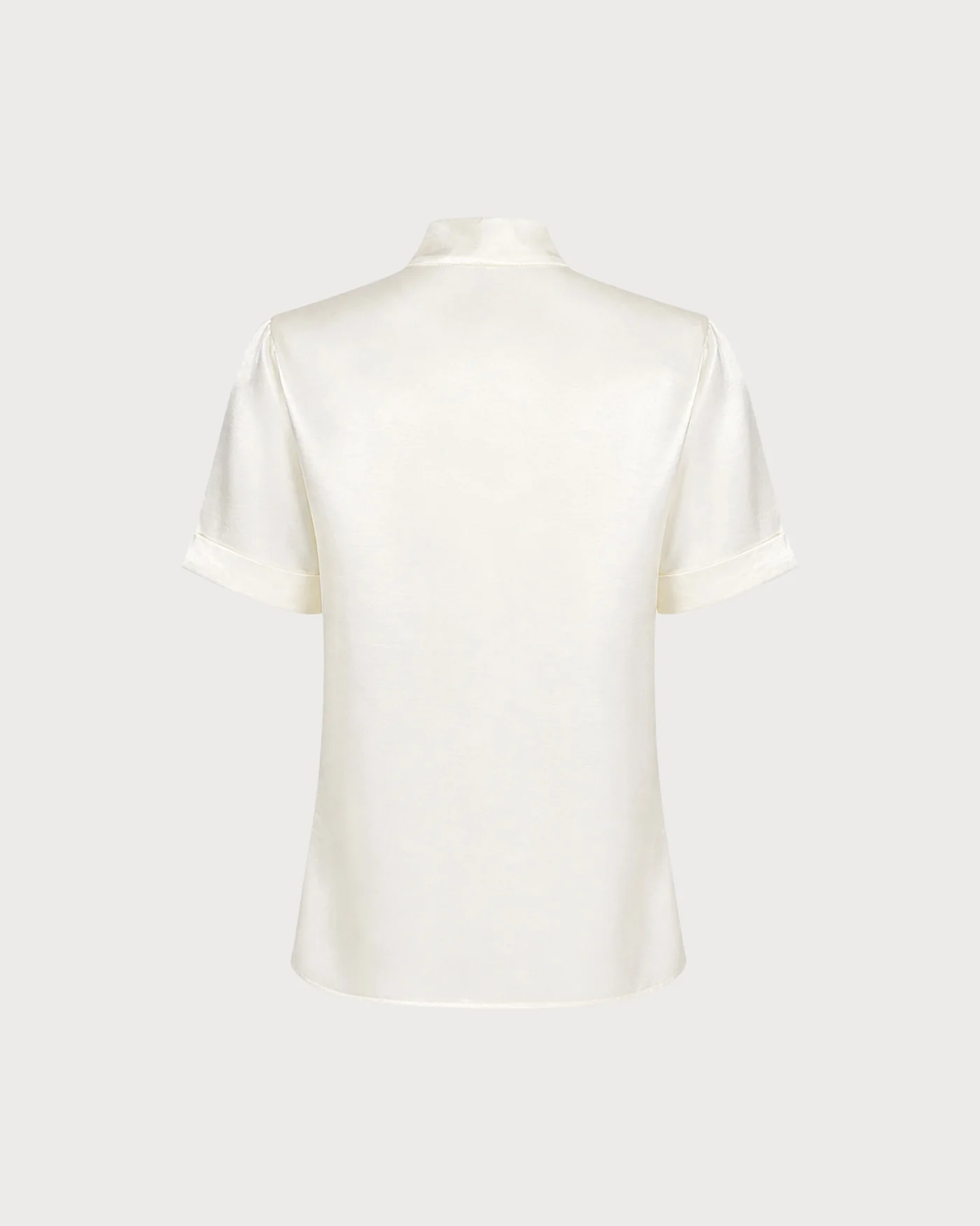 Off White Turtle Tie Regular Sleeve Shirt - Image 6