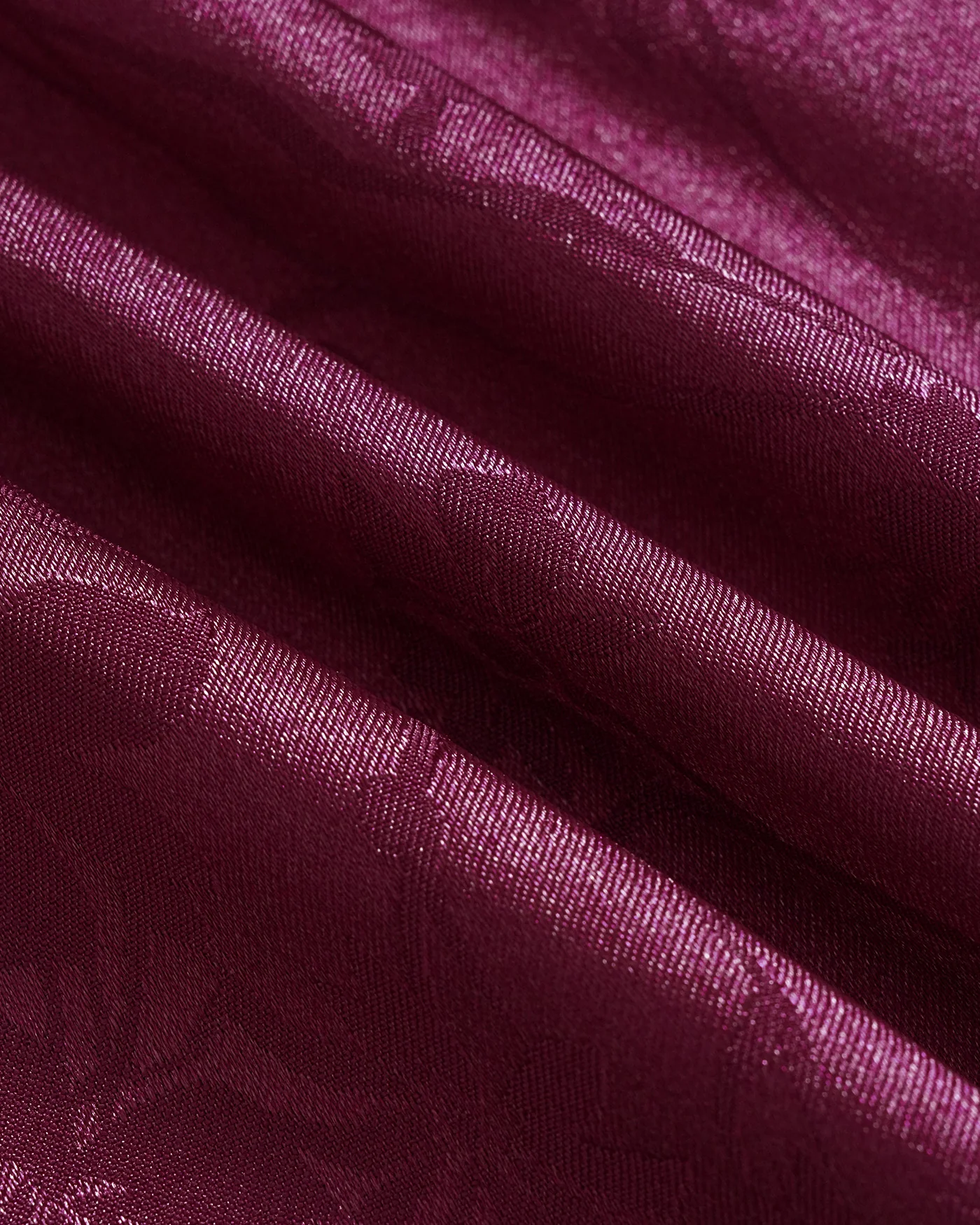 Red Jacquard Flowy Chiffon Mini Dress - Image 8