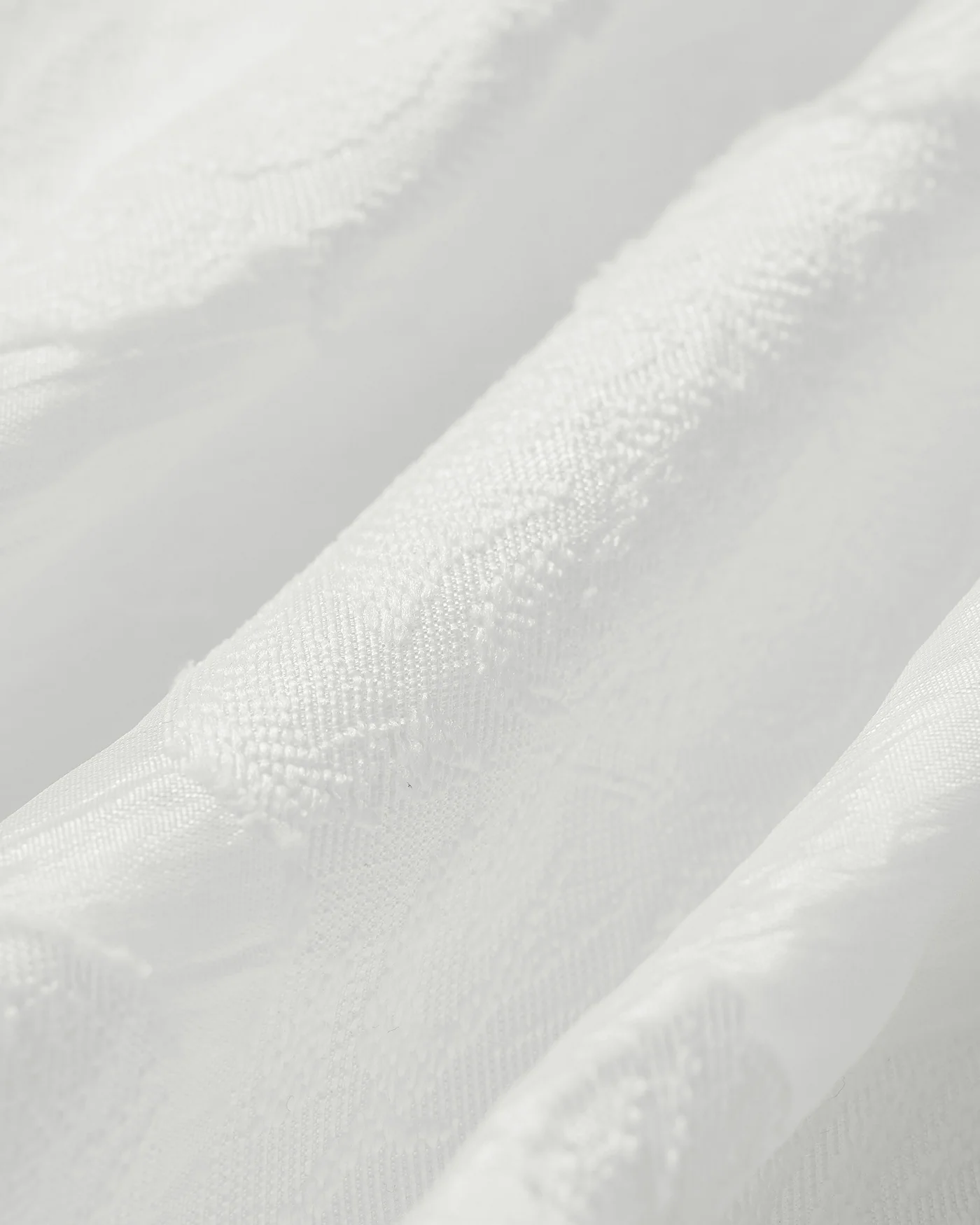 White Square Neck Jacquard Slip Midi Dress - Image 10
