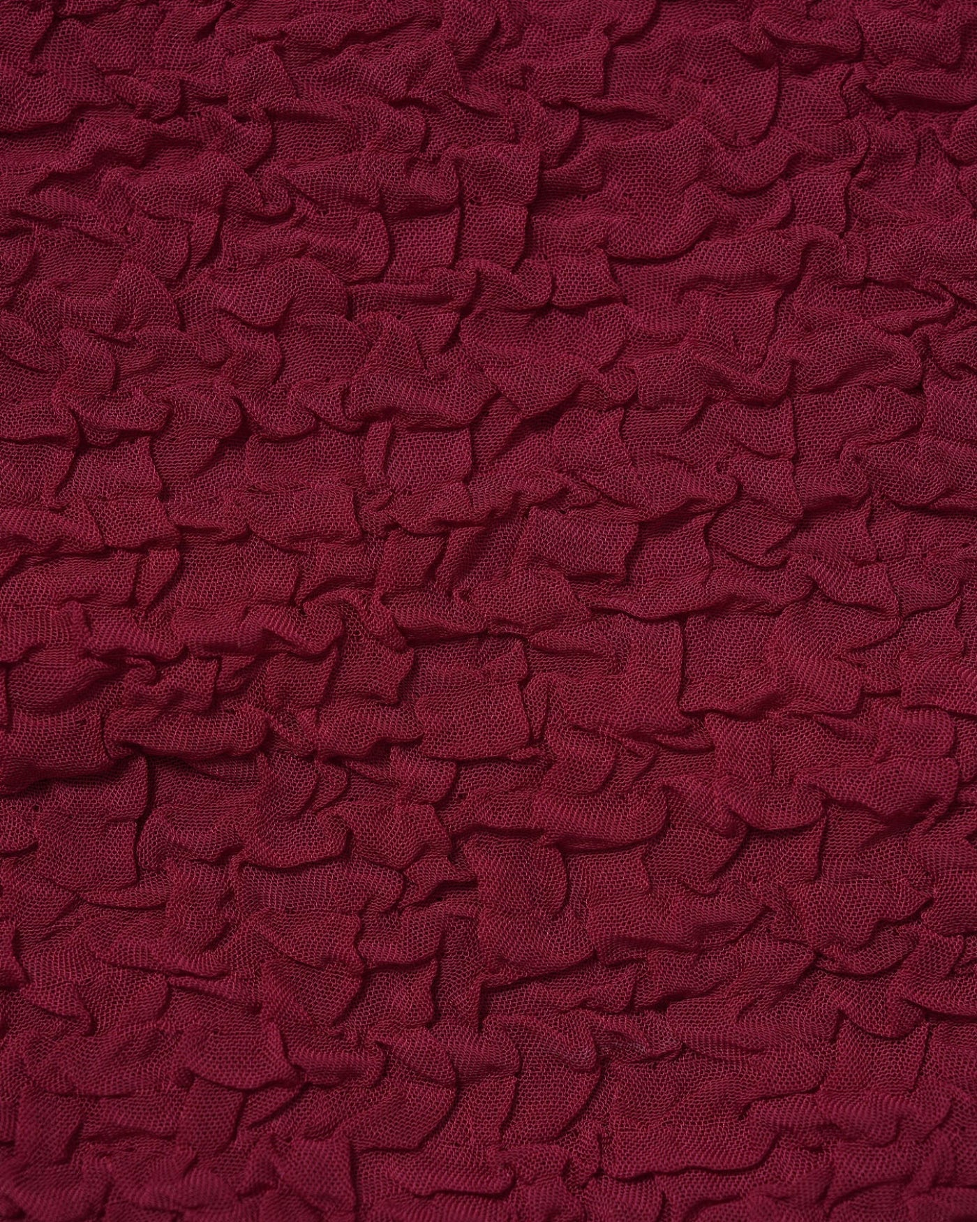 Wine Red Textured Drawstring Bikini Set - Image 6